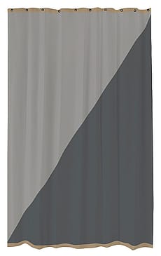 Mette Ditmer DUET Badeforhæng Lysegrå 150 x 200 cm