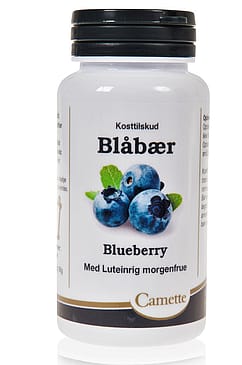 Camette Blåbær M. Luteinrig Morgenfrue 120 tabl.
