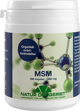 Natur Drogeriet MSM Kapsler 500 mg 180 kaps.