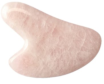 A Pure Mind Gua Sha Heart Rosa Kvarts