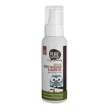 Pure Beginnings Baby massage og badeolie m. kalahari melon Ø 100 ml