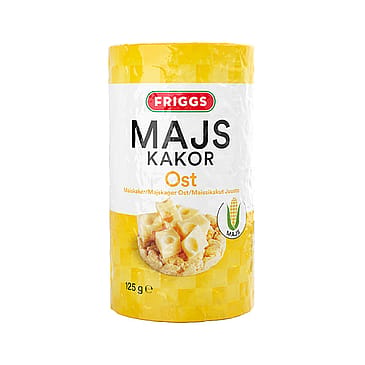 Friggs Majskakor Ost 125 g