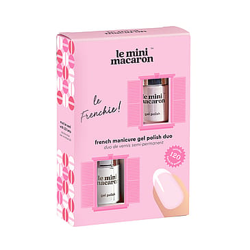 Le mini macaron Le Frenchie French Manicure Gel Polish Duo 2 x 5 ml
