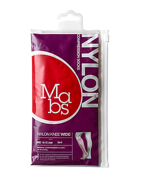 Mabs Nylon Knæstrømpe Wide Sand Sand L