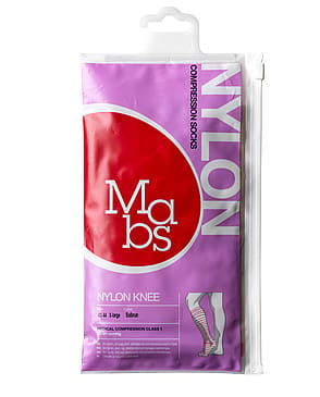 Mabs Nylon Knæstrømpe Solbrun Solbrun XL