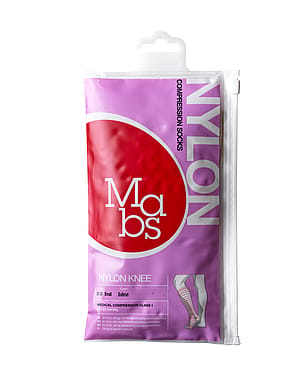 Mabs Nylon Knæstrømpe Solbrun solbrun S