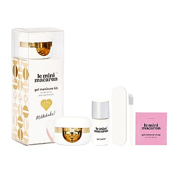 Le mini macaron Gel Manicure Kit Milkshake