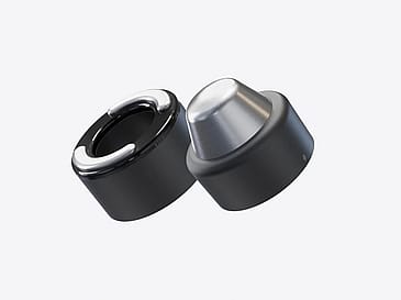 Therabody TheraFace Hot & Cold Rings Black