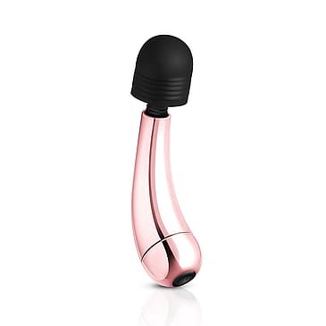 Rosy Gold Deluxe Mini Curve Wand Massager