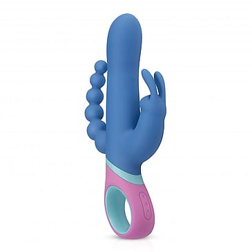PMV20 Deluxe Triple Fun Opladelig Rabbit Vibrator PMV20