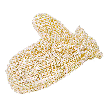 Croll & Denecke Sisal-Massagehandske Finstrikket