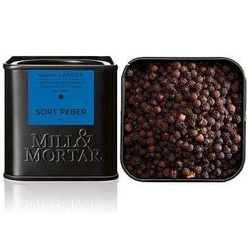 Mill & Mortar Sort peber hel Ø 50 g