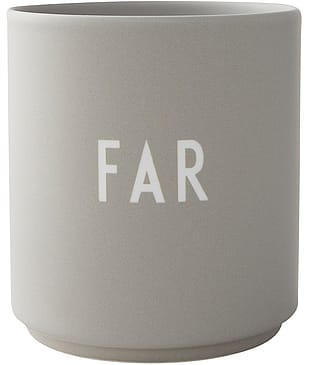 Design Letters Favourite Kop Cool Grå - Far