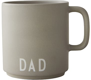 Design Letters Favourite Kop med Hank Cool Grey - Far
