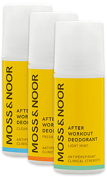 Moss & Noor After Workout Deodorant Mixed 3 pack