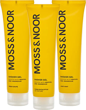 Moss & Noor After Workout Shower Gel Mixed 3 pack