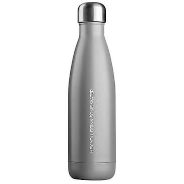 JobOut Vandflaske Mat Grå 500 ml