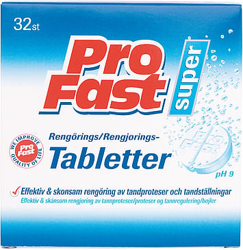 ProFast Rengøringstabletter 32 stk
