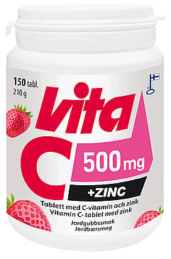Vitabalans Oy Vita C 500mg + Zinc 15mg 150 stk