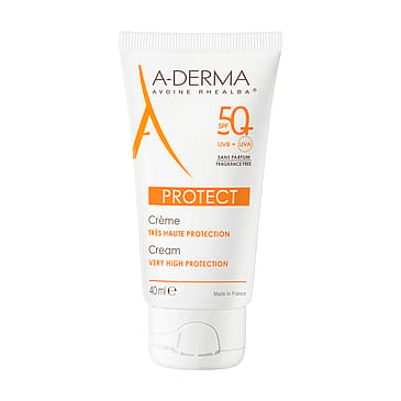 A-DERMA Protect Sun Face Cream SPF50+ 40 ml