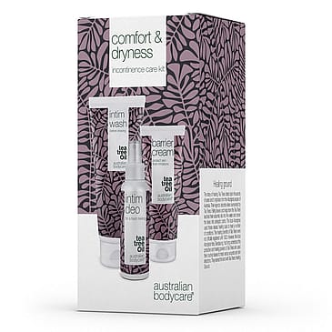 Australian Bodycare Sampak Til Pleje Ved Inkontinens Og Uønsket Lugt 3 Stk