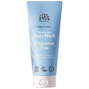 Urtekram Find Balance Sensitive Skin Body Wash Fragrance free øko 200 ml