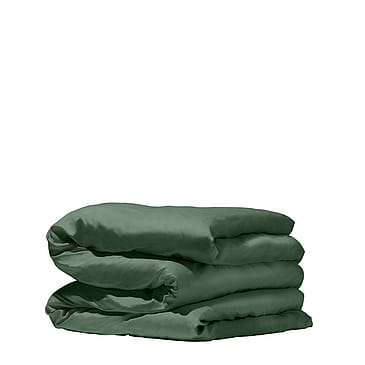 Hairlust Silky Bamboo Duvet Cover Olive Green 150 x 210 cm