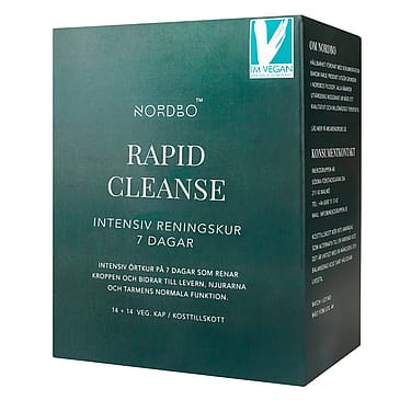 Nordbo Rapid Cleanse Vegansk 2x14 kaps.