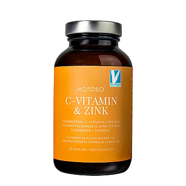 Nordbo C-vitamin & Zink 100 kaps.