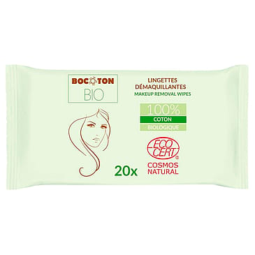 Bocoton Make-Up Removal Wipes Ø 20 stk.
