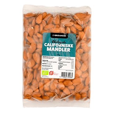 Lev Økologisk Mandler Californiske 400 g