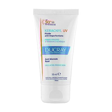 Ducray Keracnyl UV Anti-Blemish Sun Fluid SPF50+ 50 ml