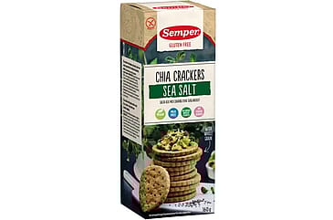 Semper Crackers Chia 160 g