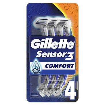 Gillette Sensor3 Engangsskrabere 4 pcs