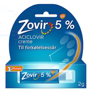 Zovir Creme m/Pumpe 5% 2 g