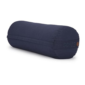 GOYOGI Calm Organic Cotton Yoga Bolster Dark Blue
