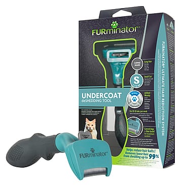 FURminator Deshedding Børste Til Små Katte Langt Pels
