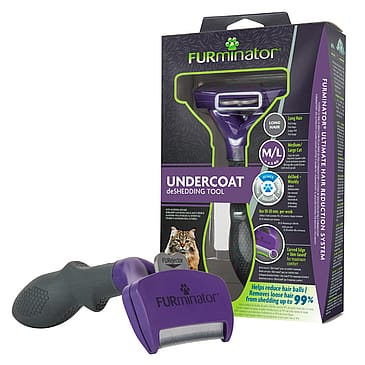 FURminator Deshedding Børste Til Store Katte Langt Pels
