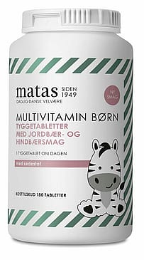 Matas Striber Multivitamin Børn m. sødestof 180 tabl.