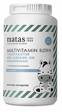 Matas Striber Multivitamin Børn m. sukker 180 tabl.