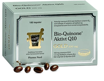 Pharma Nord Bio-Quinone Aktivt Q10 Gold 100 mg 180 kaps.