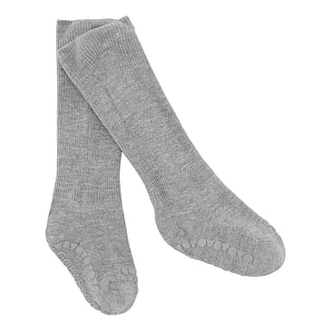 GoBabyGo Skridsikre Strømper Grey Melange 0-6 mdr.