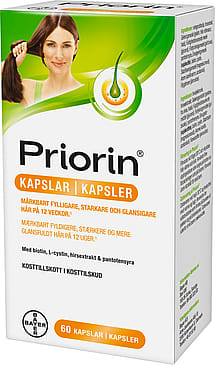 Priorin Kosttilskud for håret 60 kaps