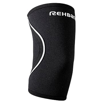Rehband QD Elbow Sleeve Black Blue L L