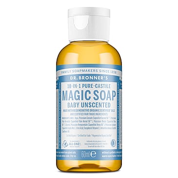 Dr. Bronner's Castile Soap Baby-Mild Neutral 60 ml