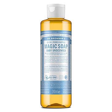 Dr. Bronner's Baby Unscented Liquid Soap 240 ml