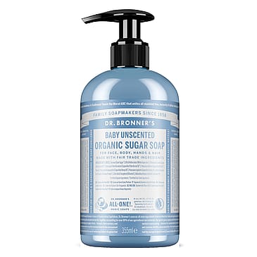 Dr. Bronner's Organic Sugar Soap Baby-Mild Neutral 355 ml