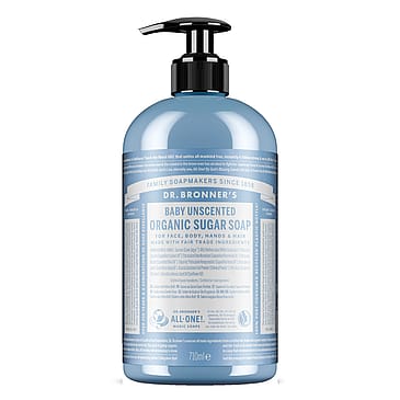 Dr. Bronner's Organic Sugar Soap Baby-Mild Neutral 710 ml