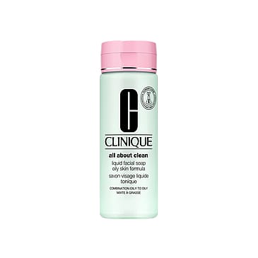 Clinique Liquid Facial Soap cleanser Oily Skin Formula - Combination/Oily  + Oily Skin 200 ml
