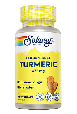 Solaray Fermenteret Turmeric 100 kaps.